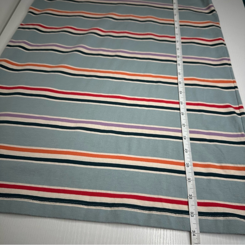 Madewell Women’s Tee Dress in Alchester Stripe Size Small - Picture 8 of 9